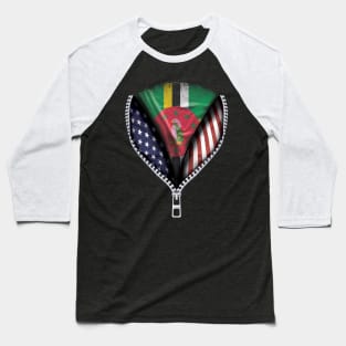 Dominican Flag  Dominica Flag American Flag Zip Down - Gift for Dominican From Dominica Baseball T-Shirt